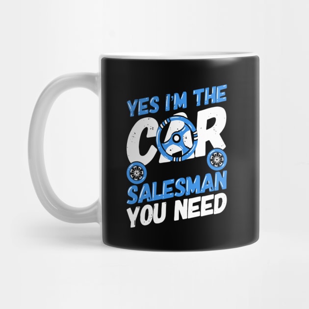 Car Salesman Automobile Sportscar Seller Gift by Dolde08